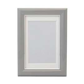 FUJICOLOR 506314 Pearl Portrait Picture Frame, Postcard, L, Gray