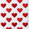 12 Pcs Red Heart Patch Iron On Decals for Clothes