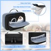 CURMIO Travel Sunglasses Storage Bag, Portable Glasses Box with Removable