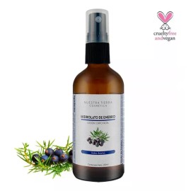 Nuestra Tierra Cosmética Ancestral Hidrolato Orgánico De Enebro Anti-acné Pieles Grasas 120ml Tipo de piel Cutis Graso/Mixto
