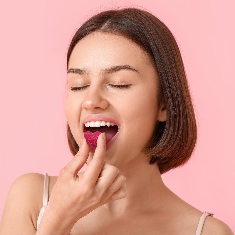 Fruidles Valentine's Share The Love Gummi Heart Candy Holiday Treats,