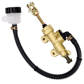 HIAORS Rear Brake Master Cylinder Reservoir for Yerf Dog GX150 150cc Yard Card Go Kart ATC 250R 1982 ATV 110cc 125cc Chinese Dirt Bike Pit Bike Golden