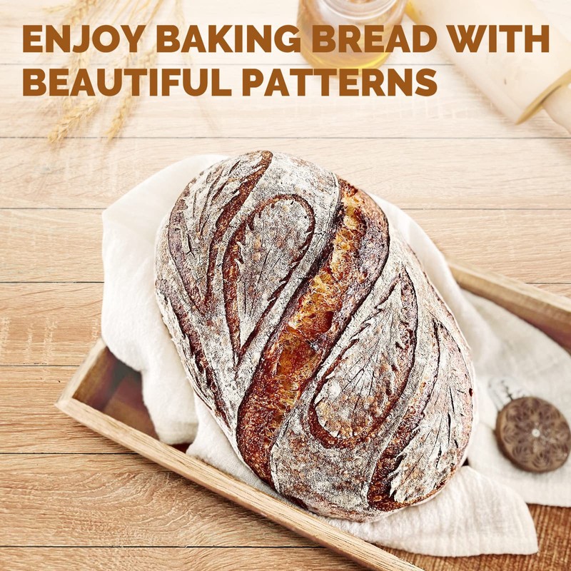 Rorecay Banneton Bread Proofing Baskets Set of 2, 10 Inch