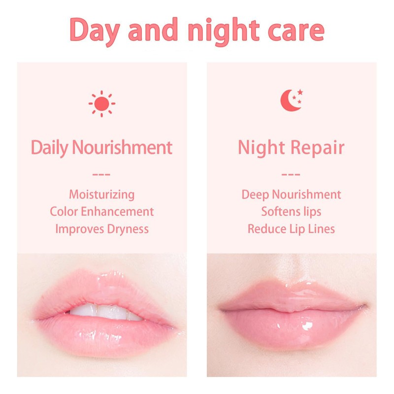6 PCS Bee Lip Balm Honey Pot, Strawberry & Watermelon