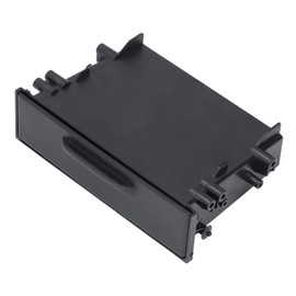 Car Stereo Storage Box, Single DIN Car Cd Player Radio Stereo Dash Trim Storage Pocket Box Kit Mounting Pocket Fit Universal Black Single DIN Stereo for Collecting Items