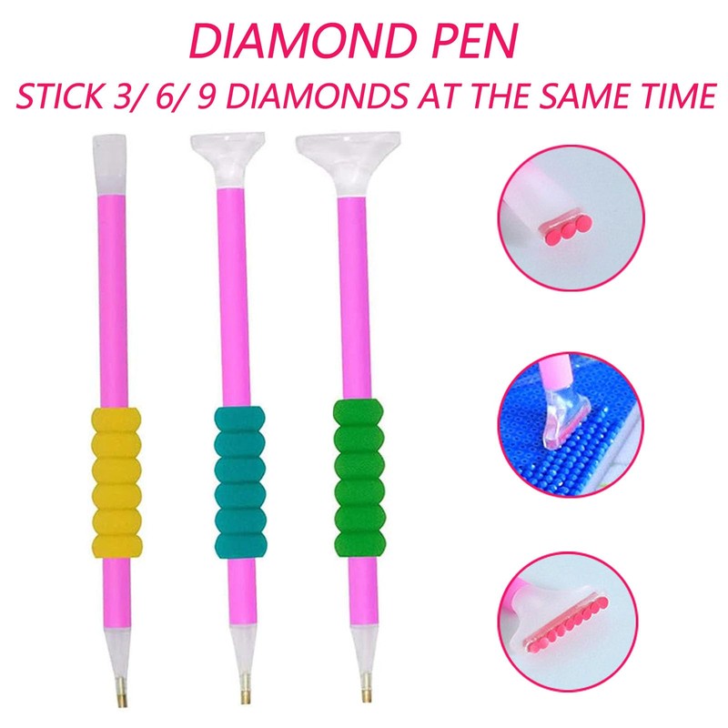 16Pcs Diamond Painting Pens 5D Diamond Painting Tools Pen Set