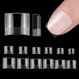 600pcs Nail Tips for Gel Extensions, Acrylic Nails for DIY Nail Art, Ideal for Home Manicures, Nail Enthusiasts and Technician