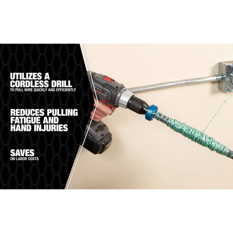 Madison Electric Products MWP Power Pull-It, Silver/Blue
