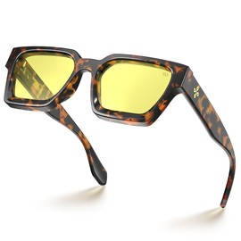 VISOONE Gamer Glasses Professional Blue Light Filter with Anti-Fatigue and Anti-Glare for Men and Women RIVER