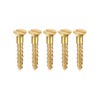 sourcing map Wood Screws M2 x 16 mm Flat Head