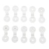 100pcs Shade Cloth Plastic Clips Round Fixing Clips for Greenhouse