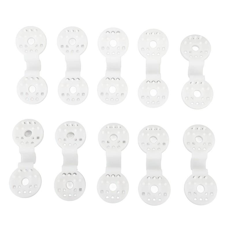 100pcs Shade Cloth Plastic Clips Round Fixing Clips for Greenhouse