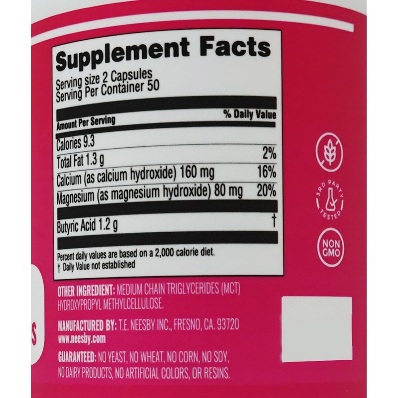 Neesby- Butyrex 100 caps