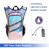 Hydration Backpack Pack with Cool Lights, 2L Water Bladder, Lightweight