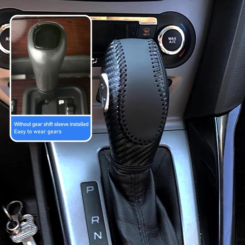 Sumjig Pack-1 Car Gear Shift Knob Cover, Shift Knob Protector,