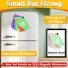 VNDUEEY VNDUEEY 16Pcs Black Small Strong Fridge Magnets Refrigerator Magnet,