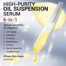 Emergency Repair Oil Suspension Serum | 99% Active skin Repair with Collagen + HA + CICA | Anti-Aging, Water-Balance,Ultra Hydrating, Instant Face Lift Korean 30x (Oil Suspension Serum)
