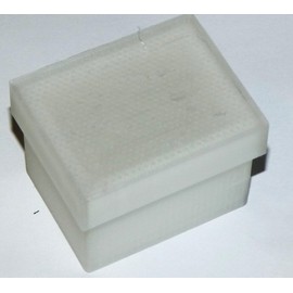 Stand for Microscope Coverslip, Glass Cover Slip Drying Stand, Lab Staining Rest (Storage Box Only, Pack of 2)