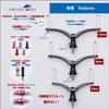 HEIGHTEN 80/92/95/98/110mm Reel Handle (No Knobs) Shimano Daiwa Universal Spinning
