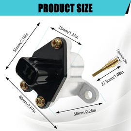 Icyhaws VSS Vehicle Speed Sensor with Drive Link, Replace# 78410SV4003 78410-SV4-003 Compatible with Honda Accord Civic Odyssey Prelude Acur NSX TL CL Isuzu Oasis