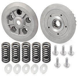 Clutch Center Inner Hub & Outer Pressure Plate & Heavy Duty Springs Kit For Yamaha Raptor 660 660R YFM660R 2001 2002 2003 2004 2005 4PT-16371-00-00 3YF-16351-00-00