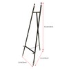 Metal Easel Stand with Chain Support for Mirror,Iron Floor Easels