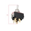 Micro Traders 1pc 4-Pin 2-Position Lever Switch Self-Locking Toggle Switch