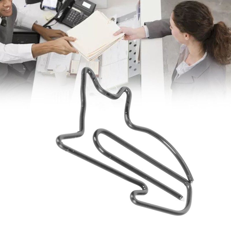 100 Pcs Cute Paper Clips Animal Shaped Fun Bookmark Document