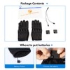 Anti-Slip Full Finger LED Flashlight Gloves for Walking/Cycling/Running/Fishing/Out Door Activities