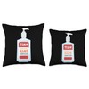 Germaphobe Team Hand Sanitizer Funny Throw Pillow