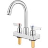 GBBNE Bar Sink Faucet 4 Inch Center 2 Hole Deck