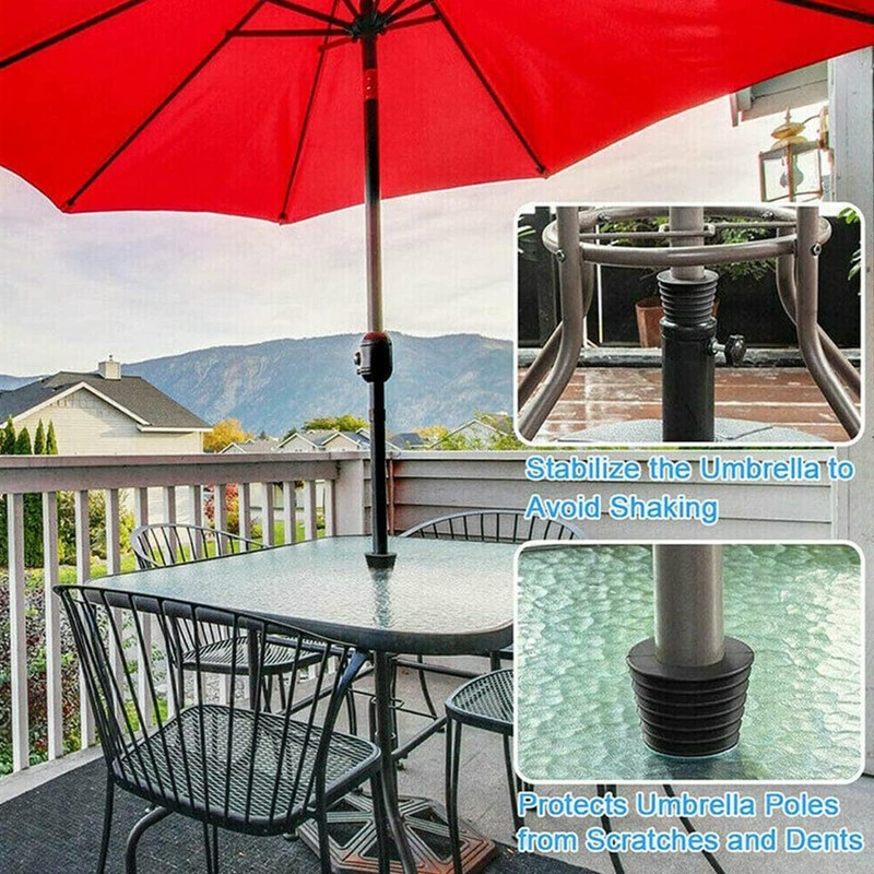 Zodazoqa Umbrella Cone Wedge Parasol Base Stand 1.5 Inch/ 38