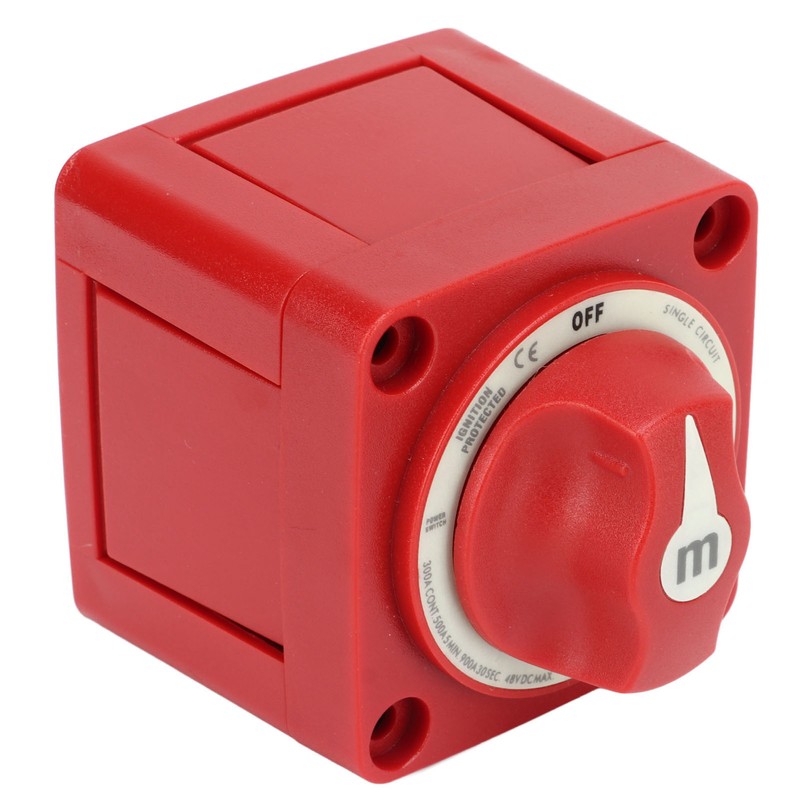 12V to 48V Boat Battery Switch 300A Red Battery Power