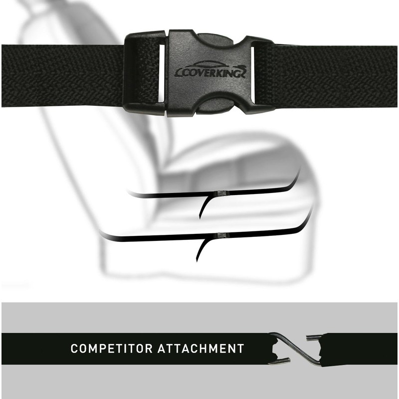 Coverking Custom Fit Front 50/50 Bucket Seat Cover for Select