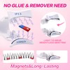 FindLove 2 pairs Magnetic Eyelashes Natural Magnetic Lashes Asian Lashes
