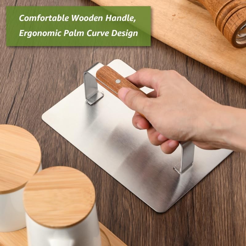 Stainless Steel Trash Compactor for Household Kitchen Trash Can, with