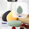 myHomeBody Natural Konjac Facial Sponges – Teardrop Shape - for