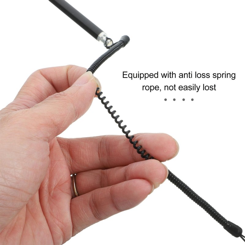 OSALADI 3pcs Capacitive Stylus Pens with Anti-Loss Spring Rope Portable