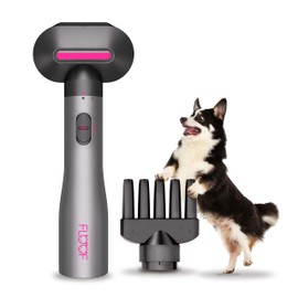 FLOOF Pet Hair Dryer, 2-in-1 Dog Comb Dryer, Drying & Combing with Negative Ions, Adjustable Temperatures, 20V Powershare Freedom, FLOOF Portable Pet Grooming System (Battery not included）