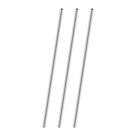 3PCS 304 Stainless Steel Round Tubes, 6mm OD 1mm Wall Thick 300mm Length Seamless Metal Straight Pipe for Home, Gardening Decoration,Industry Machinery, DIY Crafts