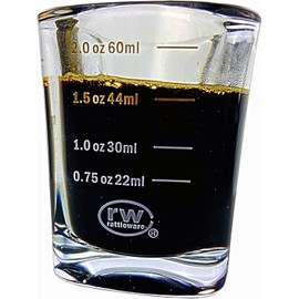 Rattleware Premium 3 Oz Measuring Shot Glass Perfect for Bar Cart and Gatherings
