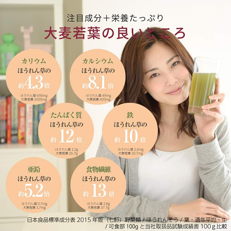 nichie organic barley wakaba green juice 500g