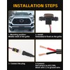 Upgraded 4 PCS LED Grill Lights for 2020-2023 Tacoma TRD