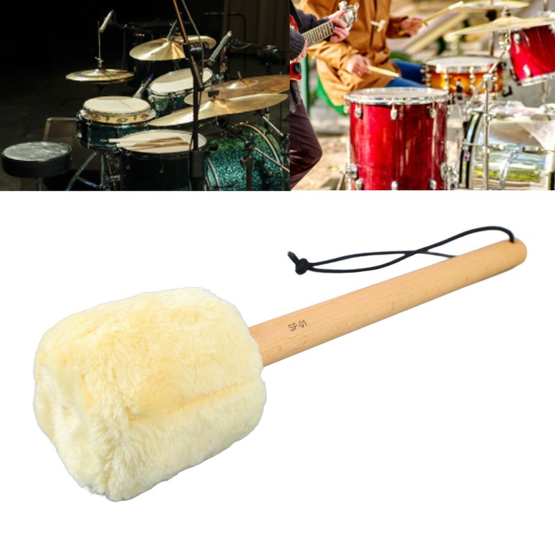 Drum Mallet Antislip Bass Drum Percussion Stick Hammer Wooden Musical