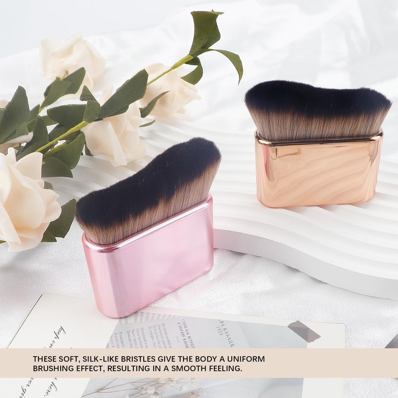 2pcs Self Tanner Brush Body Makeup Brushes Liquid Foundation for