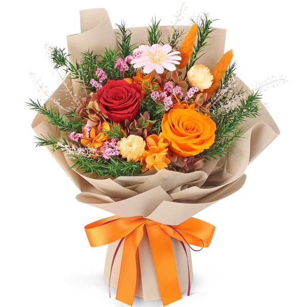 Bloom's Diary Preserved Flowers Bouquet, Flowers for Delivery Prime, Birthday