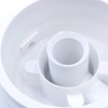 CENPEK 5 Inch Clear Housing with White Rib Cap For