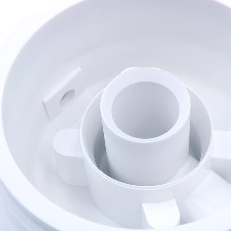 CENPEK 5 Inch Clear Housing with White Rib Cap For