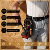 MELOTOUGH 7-Pocket Technician Pouch-Small Tool Belt Pouch with Belt Clip,Clip