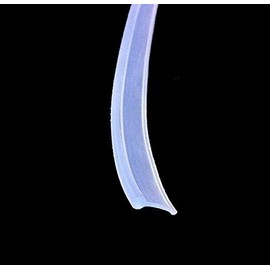 HNNHOME Transparent Folding Glass Bath Shower Screen Door Seal Strip 1 Meter